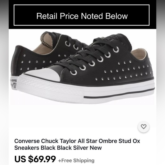 Converse Chuck Taylor All Star Stud Sneakers - Picture 1 of 5